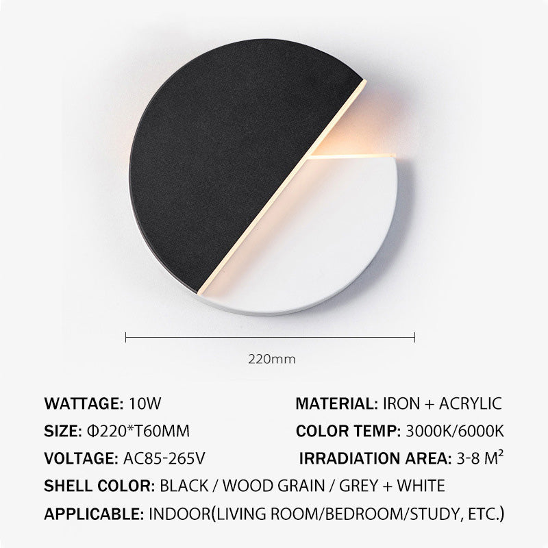 RadiantRing | Minimalistische Kreis-Wandleuchte