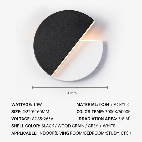 RadiantRing | Minimalistische Kreis-Wandleuchte