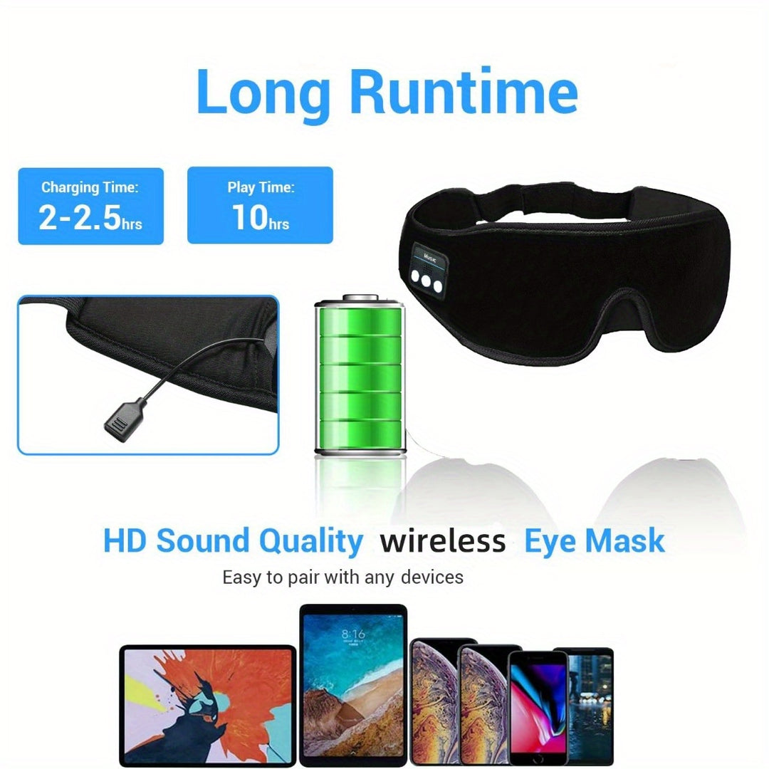 DreamBeat | Bluetooth Schlafmaske – Musik & Komfort für tiefe Entspannung