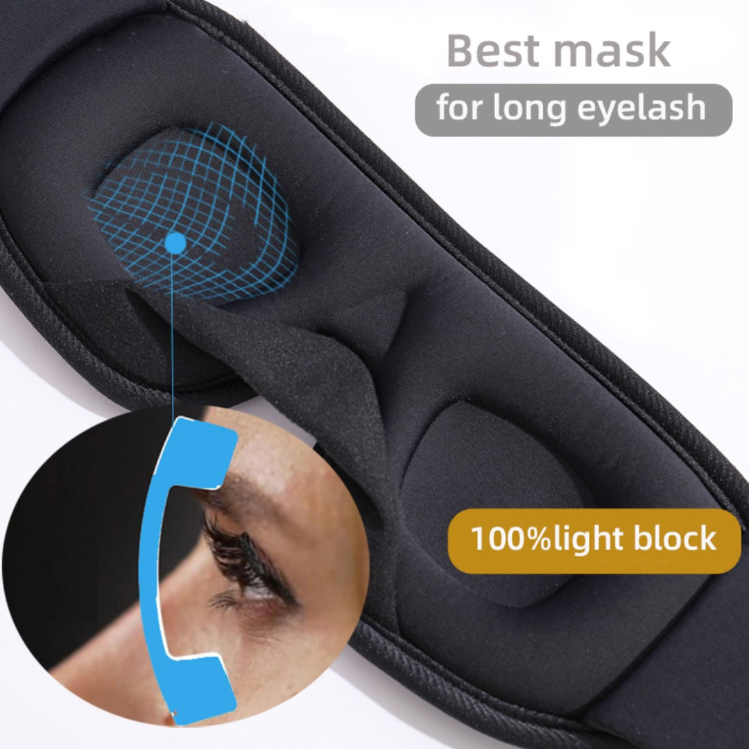 DreamBeat | Bluetooth Schlafmaske – Musik & Komfort für tiefe Entspannung