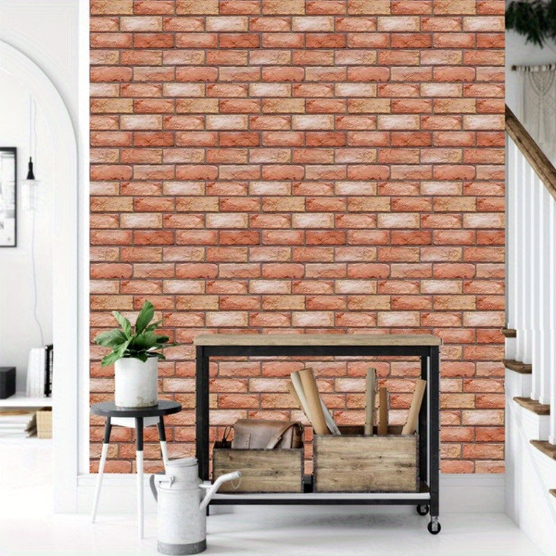 DecoTile | 3D Wandpaneele – Ziegel & Holz Optik, selbstklebend