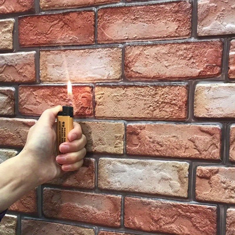 DecoTile | 3D Wandpaneele – Ziegel & Holz Optik, selbstklebend