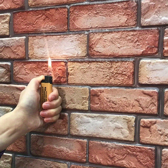 DecoTile | 3D Wandpaneele – Ziegel & Holz Optik, selbstklebend