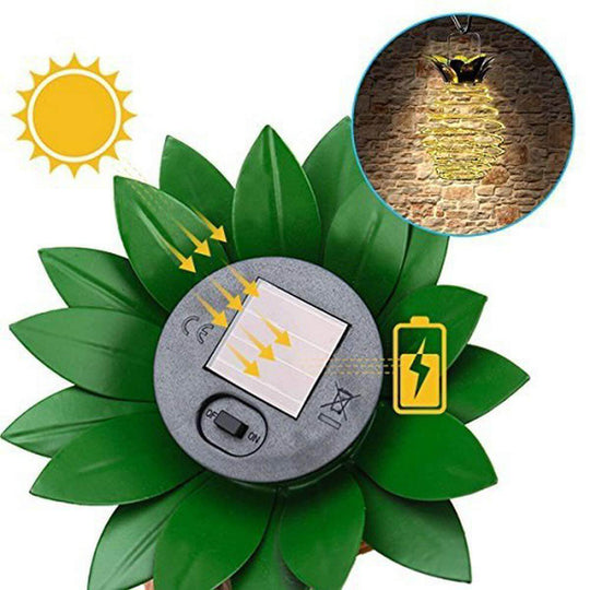 PineaGlow | Solarlaterne im tropischen Ananas-Design