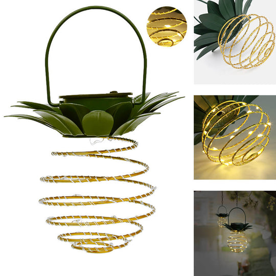 PineaGlow | Solarlaterne im tropischen Ananas-Design