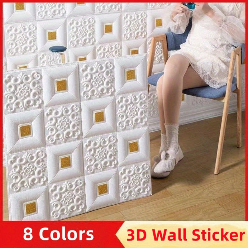 BrickLux | 3D Ziegel Wandtapete – Selbstklebend & wasserfester