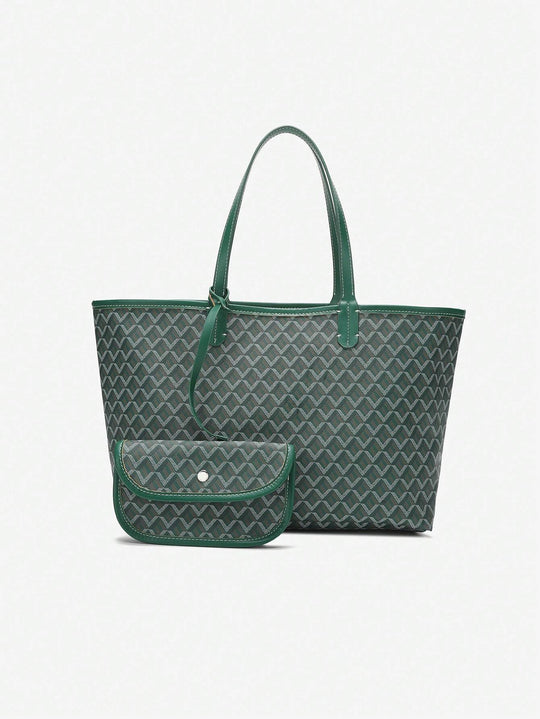 TrendTote | Damen PVC Schultertasche – Leicht & Praktisch für Alltag