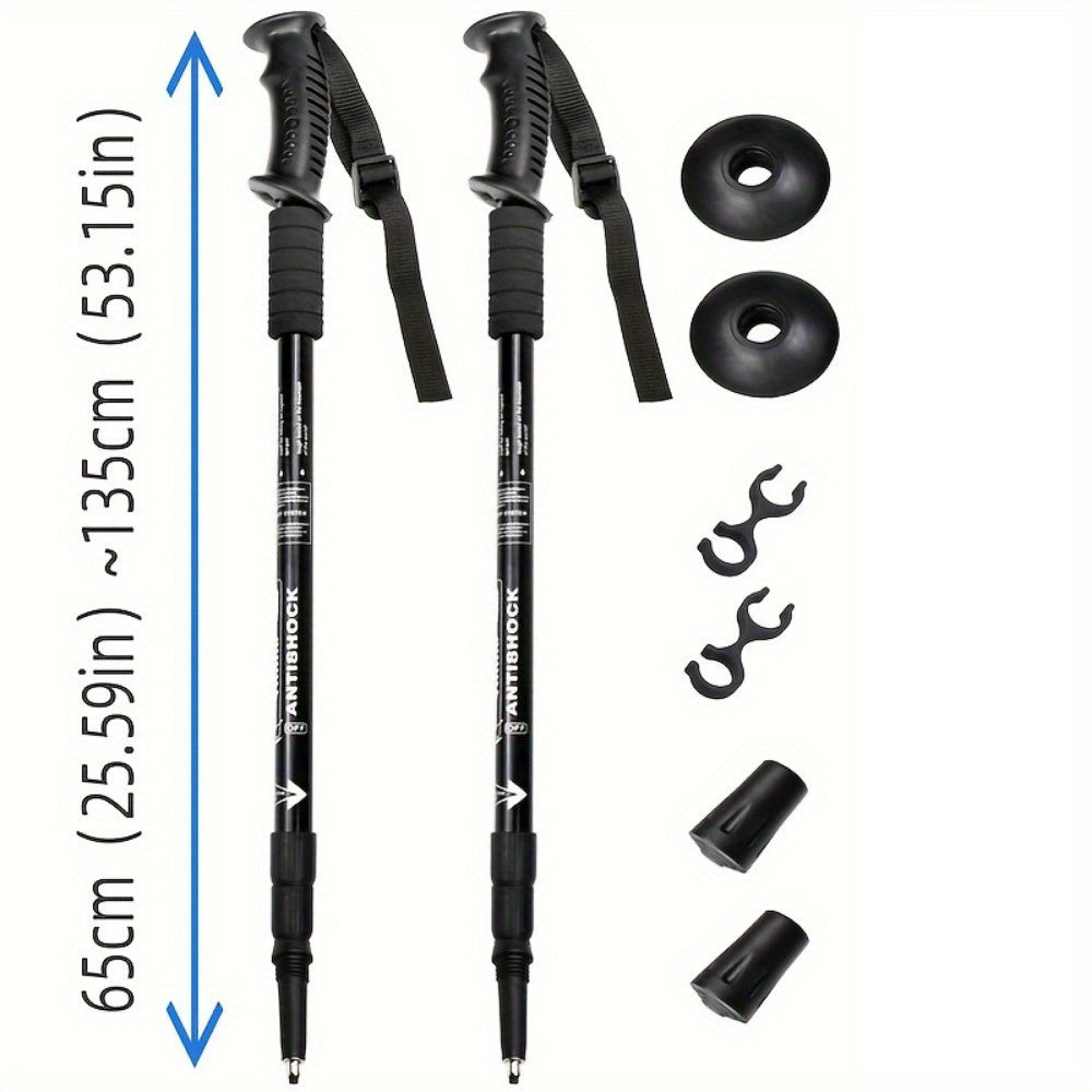 SummitLock | Profi-Wanderstöcke 2er-Set – Verstellbar & Robust