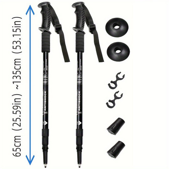 SummitLock | Profi-Wanderstöcke 2er-Set – Verstellbar & Robust
