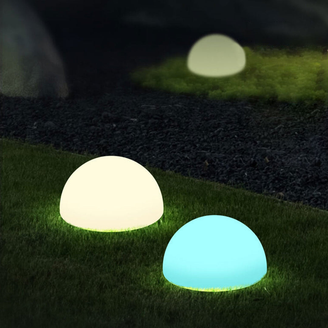 GartenHalo | Sphärische LED-Leuchte mit Solarenergie