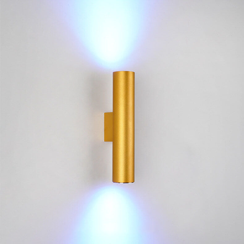 TwinRay | Zylindrische LED-Wandleuchte aus Aluminium