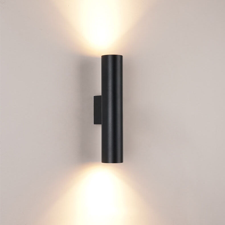 TwinRay | Zylindrische LED-Wandleuchte aus Aluminium