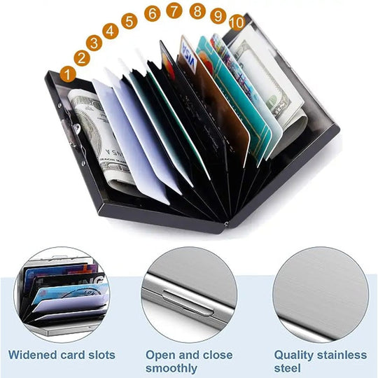 AuraCard | Kartenetui – RFID-Schutz aus Edelstahl