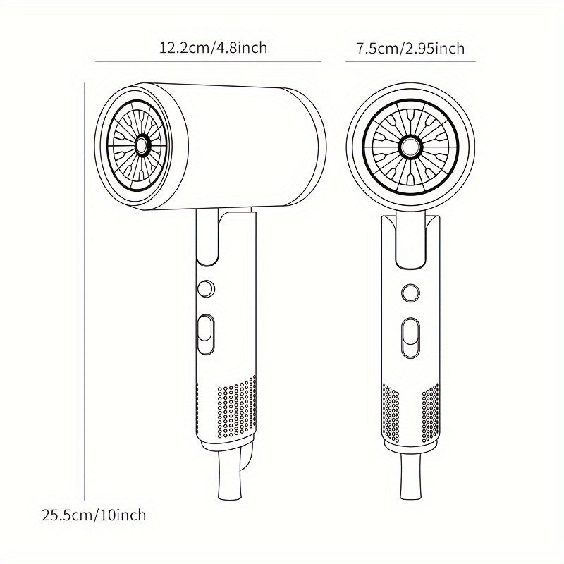 BlowLuxe | Salonqualität ION Haartrockner für glänzendes Haar