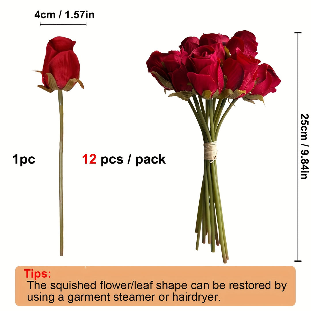 FloraJoy | Fake Rosenstrauß – Ästhetische Raumdeko & Hochzeit