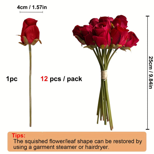 FloraJoy | Fake Rosenstrauß – Ästhetische Raumdeko & Hochzeit