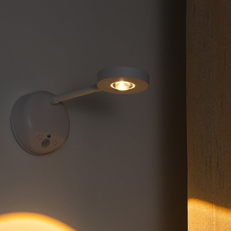 SleekSense | Außenleuchte – Modernes rundes Design mit Bewegungssensor