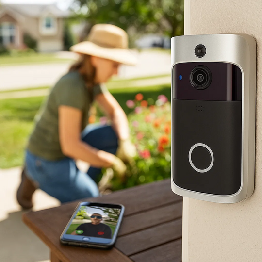 LuxGuard | Kabellose Video-Türklingel mit Akku für ultimative Sicherheit