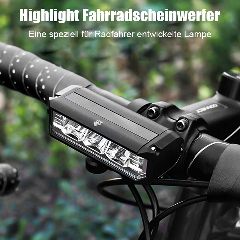 CycleRay | Blendfreies 180° Frontlicht für Fahrräder