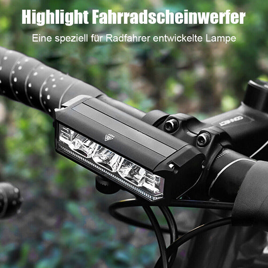 CycleRay | Blendfreies 180° Frontlicht für Fahrräder