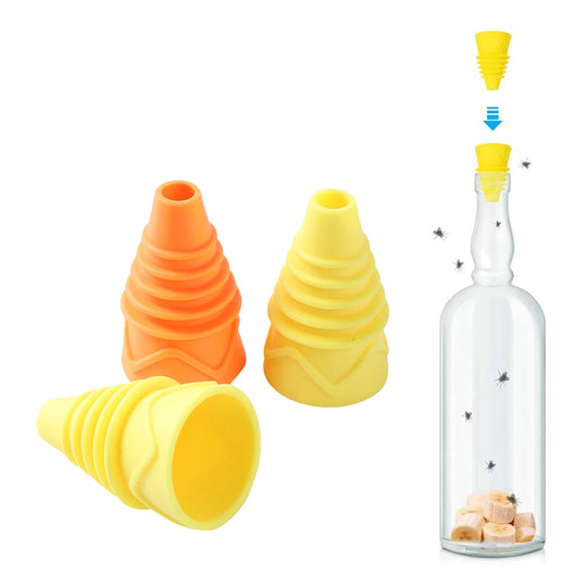 TrapTidy | Wiederverwendbarer Silikon-Fruit-Fly-Trap-Trichter