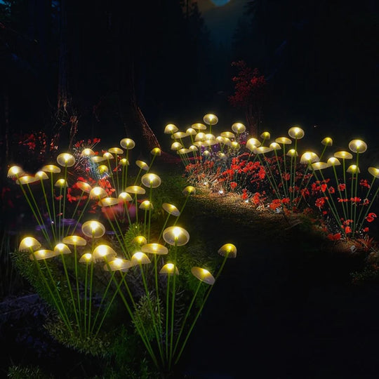 StarStem | Solar Wackelpilz Garten Dekor Lichter
