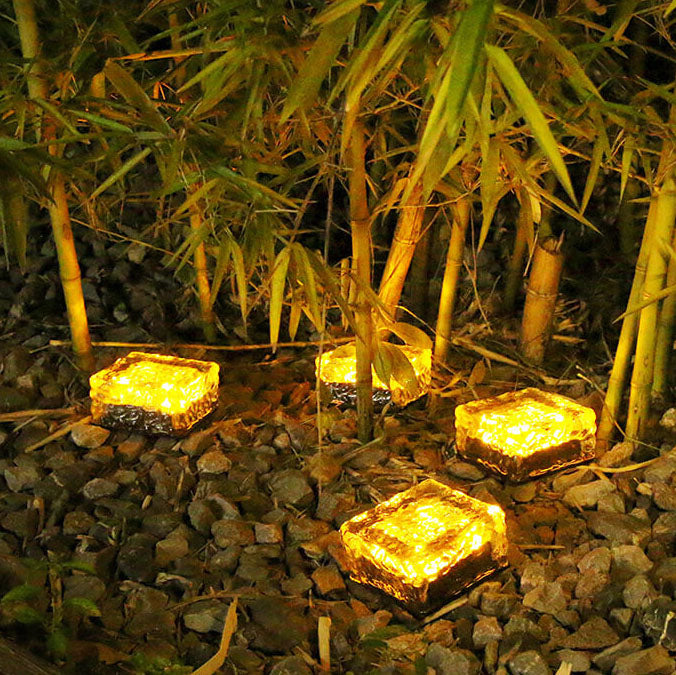 SparkTile | Dekoratives Solarlicht im Glasziegel-Look