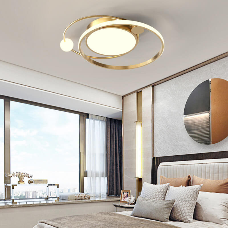 CircleLux | Nordic Round Circle LED Deckenleuchte bündig montiert