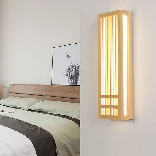 ShizuLight | Japanische LED-Wandleuchte aus Holz