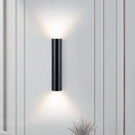 TwinRay | Zylindrische LED-Wandleuchte aus Aluminium