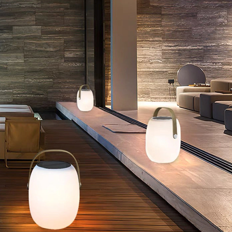 AuraBox | Tragbarer Solar-PE-Korb, LED-Außenleuchte, wasserdicht, dekorativ