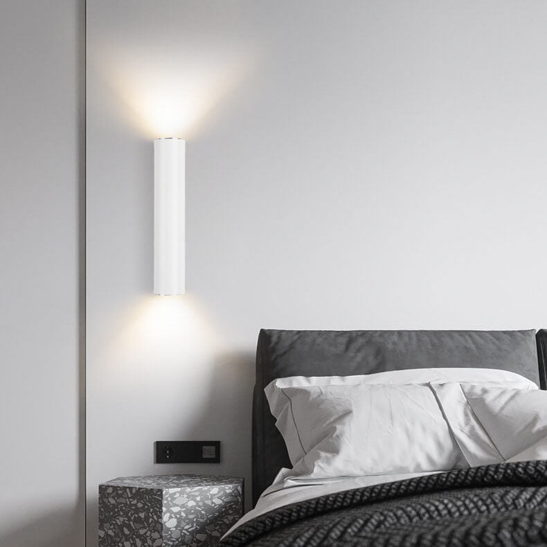 TwinRay | Zylindrische LED-Wandleuchte aus Aluminium
