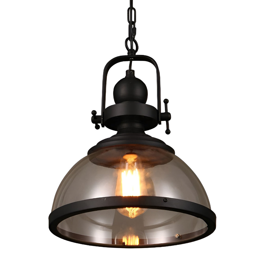 DomeLuxe | Antike Glas Eisen Retro Industrie Kronleuchter Hängende Deckenleuchten
