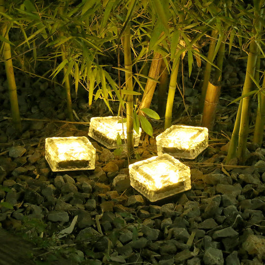 SparkTile | Dekoratives Solarlicht im Glasziegel-Look
