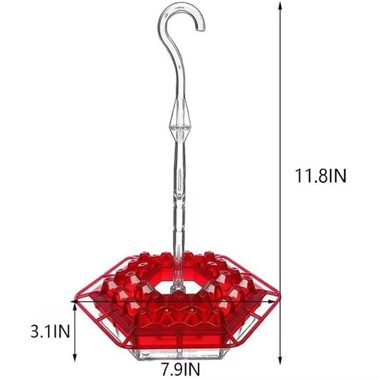 HummerSafe | Antennensicherer Hummelfutterspender Outdoor Hänge Sitz