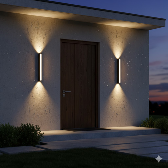 LumenAqua | Außenwandleuchte – Edles LED-Design für jede Fassade