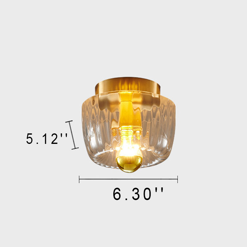 BrassRay | Luxuslampe aus Kupfer & Glas im Sonnenstil
