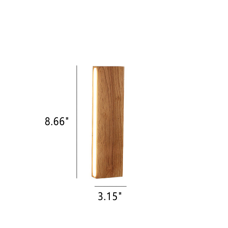 OakBeam | Einfache Wandleuchte aus massivem Holz mit LED