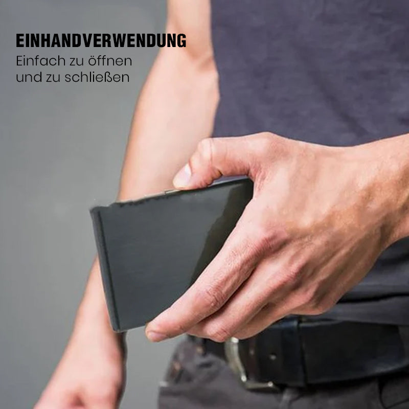 SteelSafe | Schutzetui für bis zu 6 Karten mit Bajonettverschluss