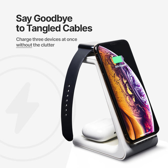 PowerDock | Ladestation – All-in-One Schnelllösung für Apple & Samsung