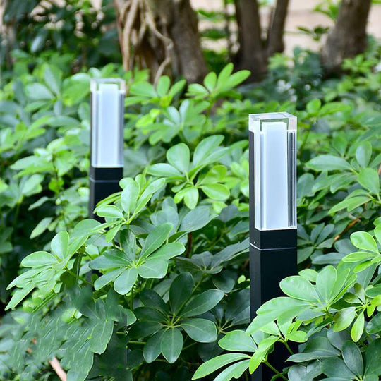 PathLume | Rasenlichtsäule Acryl LED Außen wasserdicht Gartenlicht