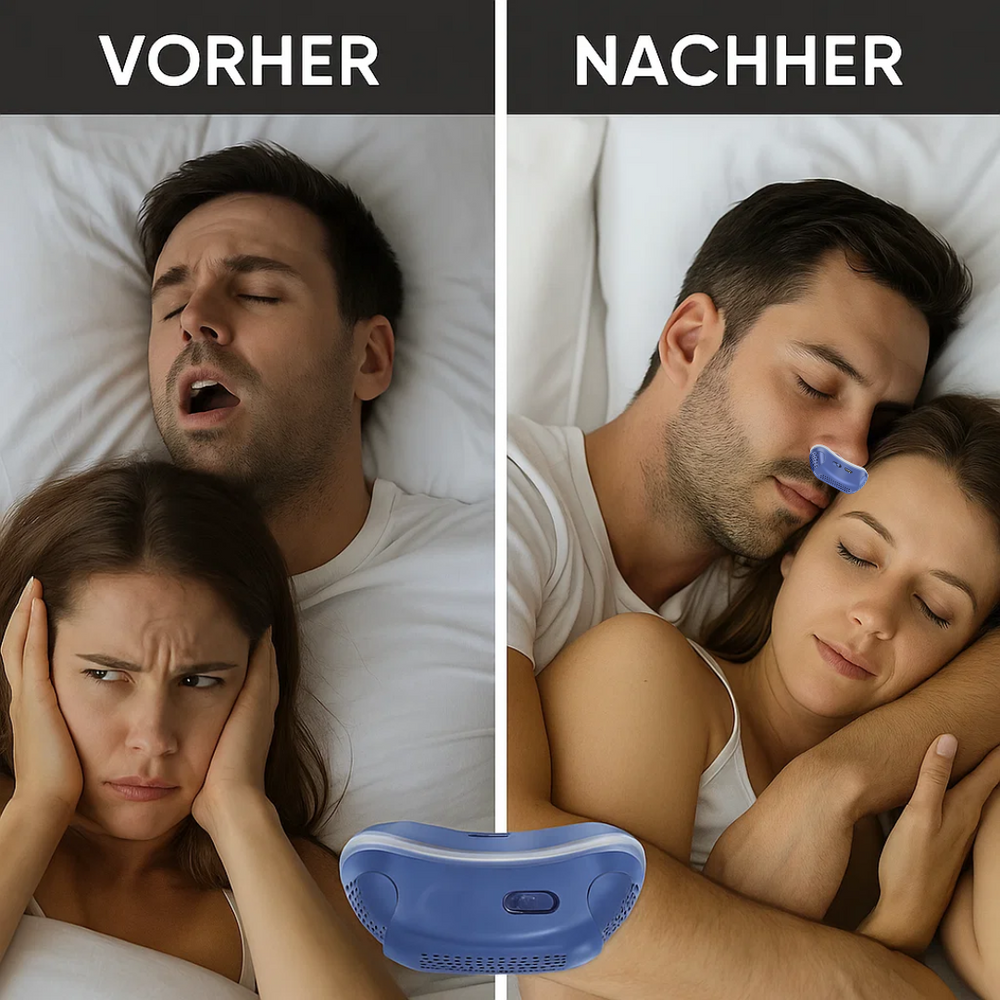 SnoreFree | Micro-CPAP Schlafapnoe-Gerät für Reisen & Anti-Schnarchen