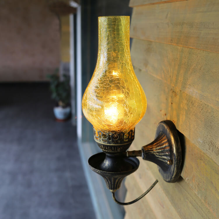 BronzeFlame | Antike Retro-Wandleuchte im Kerosin-Stil