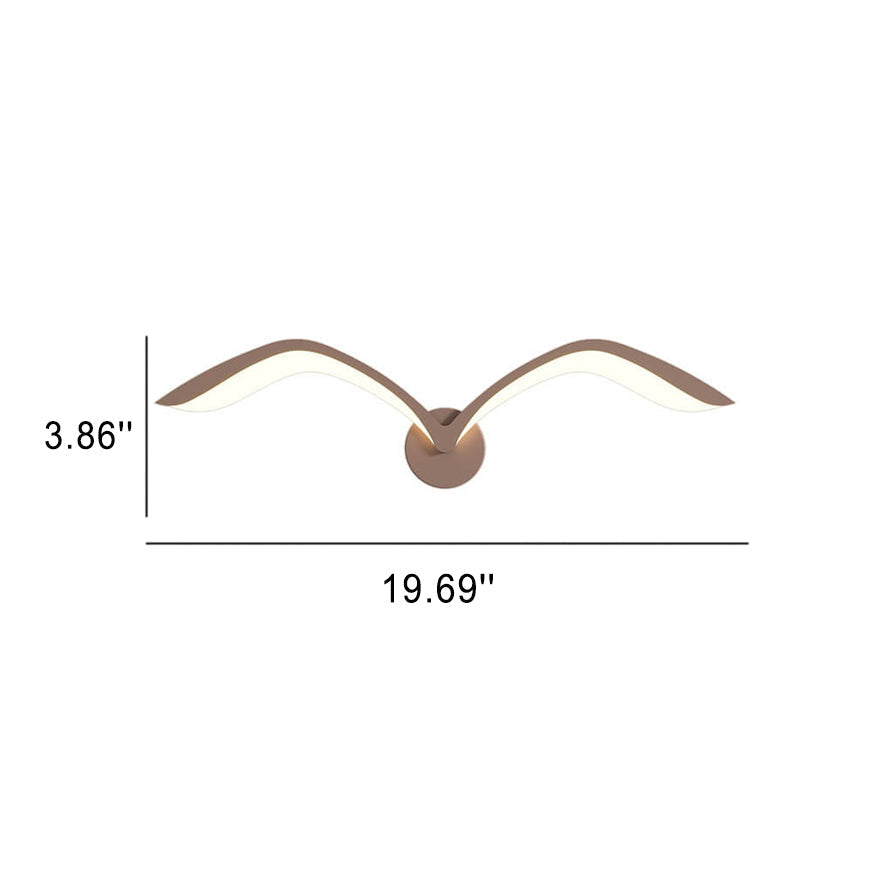 Seaglow | Nordic LED-Wandleuchte in Möwenform