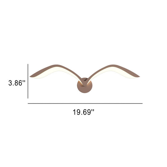 Seaglow | Nordic LED-Wandleuchte in Möwenform