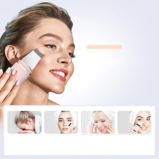GlowScrub | Tiefenreinigung & Lifting Ultraschall-Gesichtstool