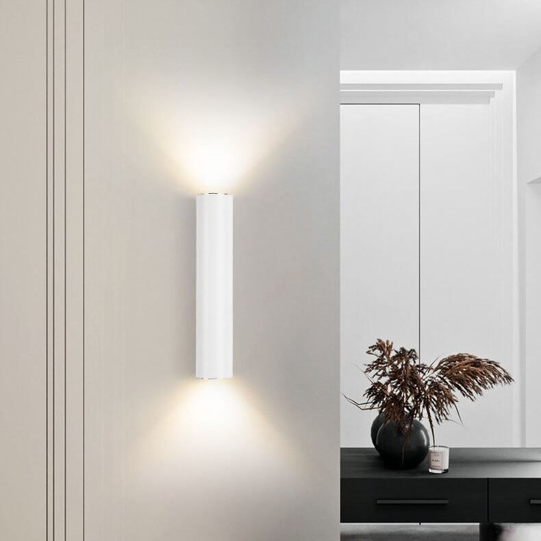 TwinRay | Zylindrische LED-Wandleuchte aus Aluminium