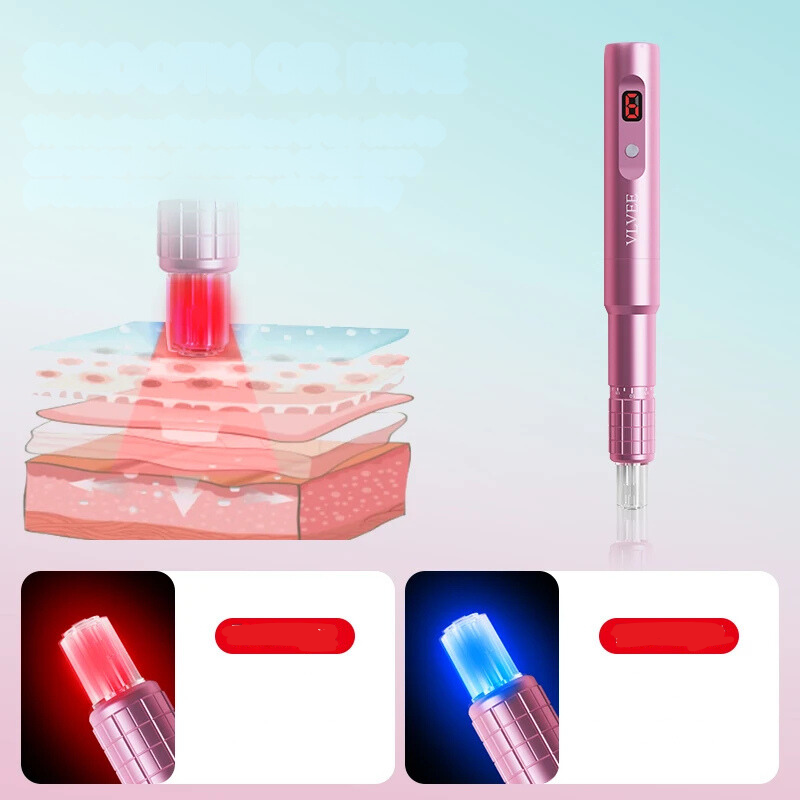 GlowPen Pro | Fortschrittliches Nano-Hautpflegegerät mit 10 Kartuschen