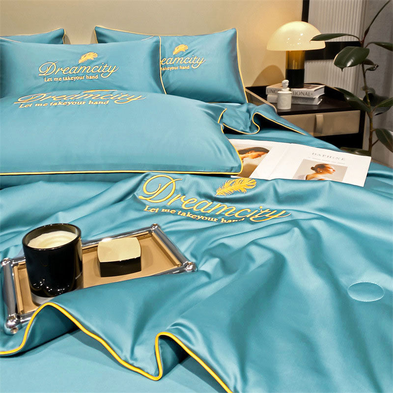 CoolDream | Atmungsaktive Eisseiden-Bettdecke