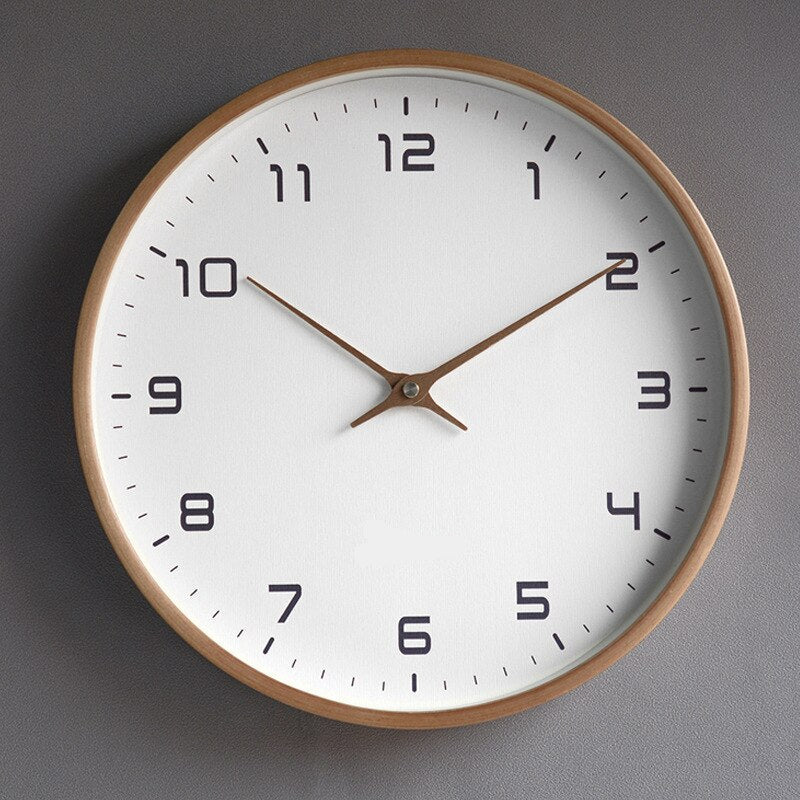 WoodenTime | Minimalistische & Klassische Skandinavische Wanduhr